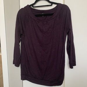 Cozy purple top